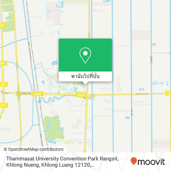 Thammasat University Convention Park Rangsit, Khlong Nueng, Khlong Luang 12120 แผนที่