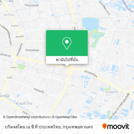 บริดจสโตน เอ.ซี.ที ประเทศไทย แผนที่