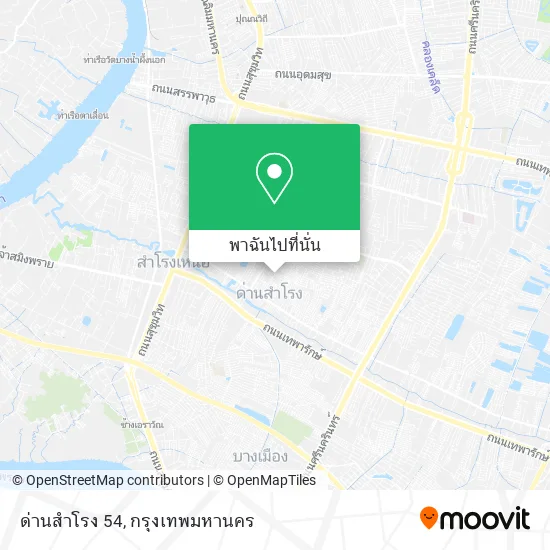 ด่านสำโรง 54 แผนที่
