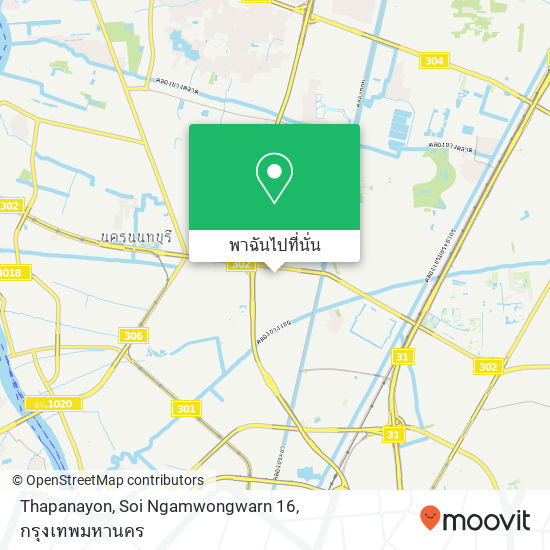 Thapanayon, Soi Ngamwongwarn 16 แผนที่