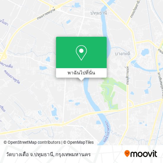 วัดบางเดื่อ จ.ปทุมธานี แผนที่