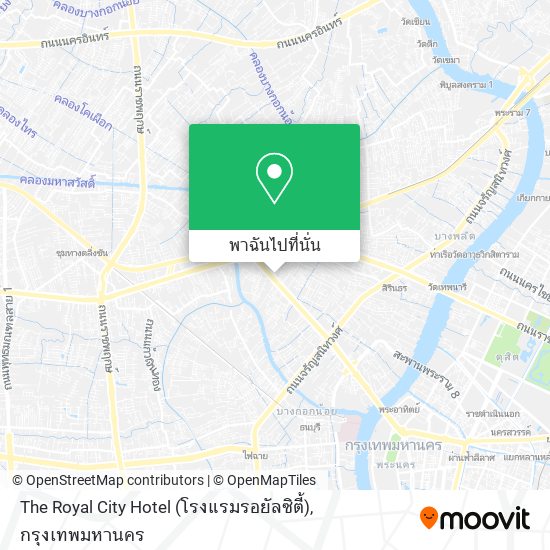 The Royal City Hotel (โรงแรมรอยัลซิตี้) แผนที่