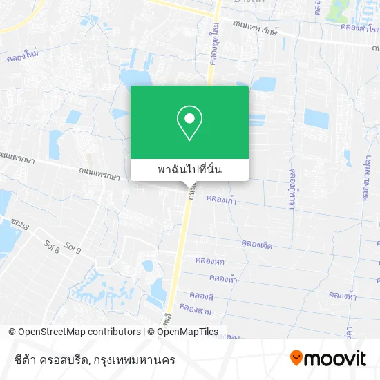 ชีต้า ครอสบรีด แผนที่