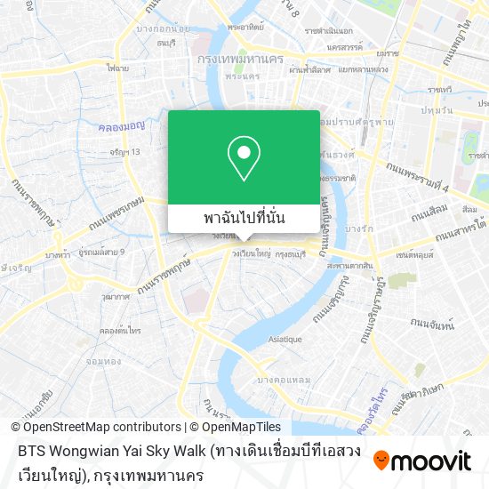 BTS Wongwian Yai Sky Walk (ทางเดินเชื่อมบีทีเอสวงเวียนใหญ่) แผนที่