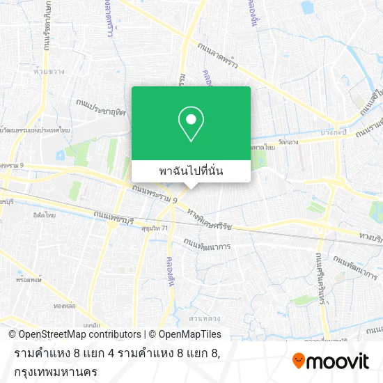 รามคำแหง 8 แยก 4 รามคำแหง 8 แยก 8 แผนที่
