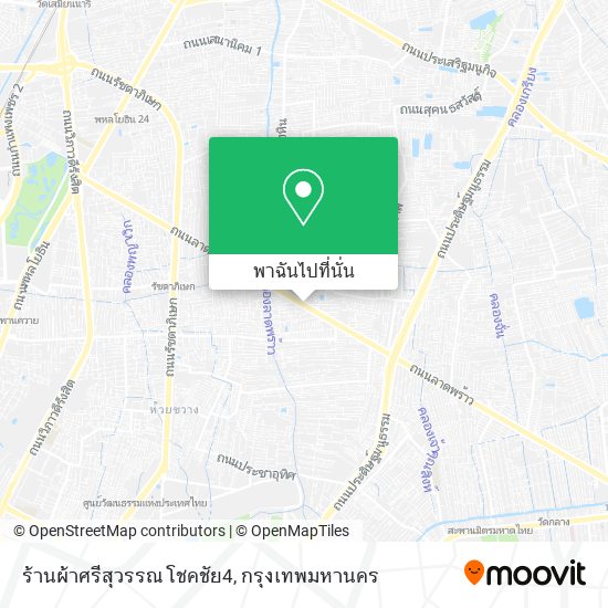 ร้านผ้าศรีสุวรรณ โชคชัย4 แผนที่