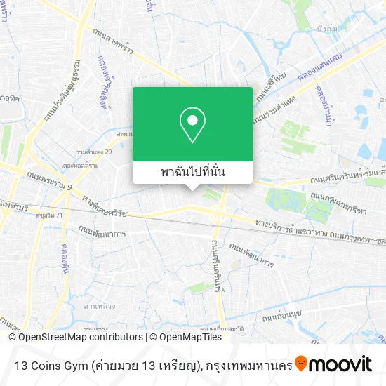 13 Coins Gym (ค่ายมวย 13 เหรียญ) แผนที่