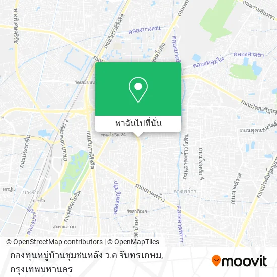 กองทุนหมู่บ้านชุมชนหลัง ว.ค จันทรเกษม แผนที่
