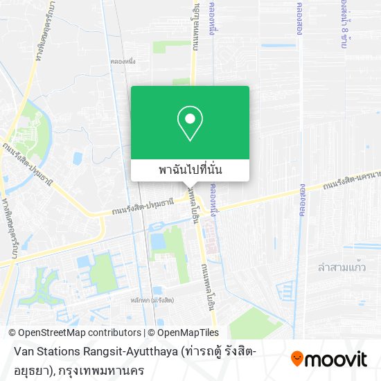 Van Stations Rangsit-Ayutthaya (ท่ารถตู้ รังสิต-อยุธยา) แผนที่
