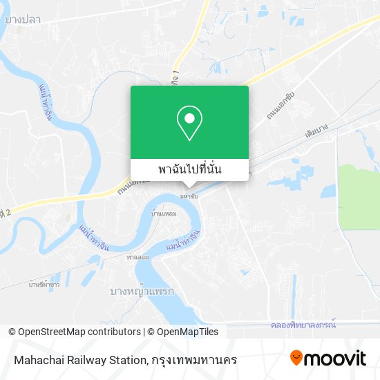 Mahachai Railway Station แผนที่