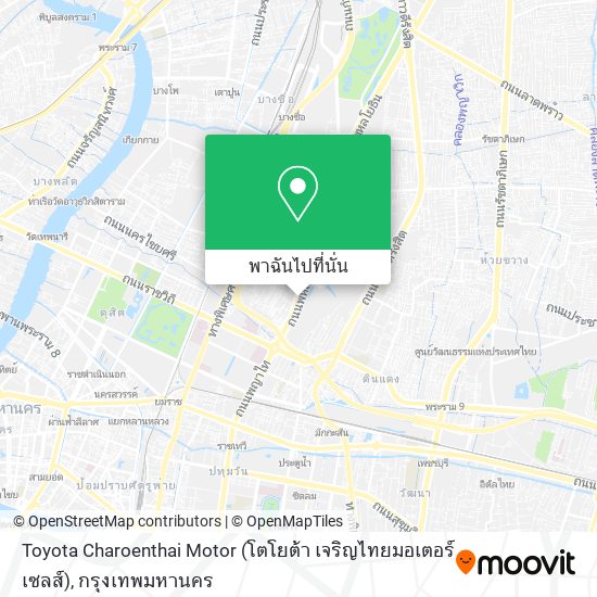 Toyota Charoenthai Motor (โตโยต้า เจริญไทยมอเตอร์เซลส์) แผนที่