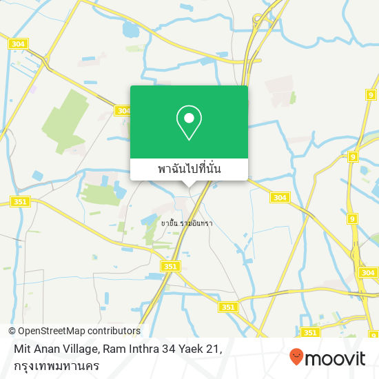 Mit Anan Village, Ram Inthra 34 Yaek 21 แผนที่