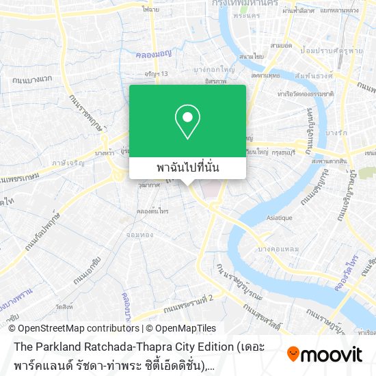 The Parkland Ratchada-Thapra City Edition (เดอะ พาร์คแลนด์ รัชดา-ท่าพระ ซิตี้เอ็ดดิชั่น) แผนที่