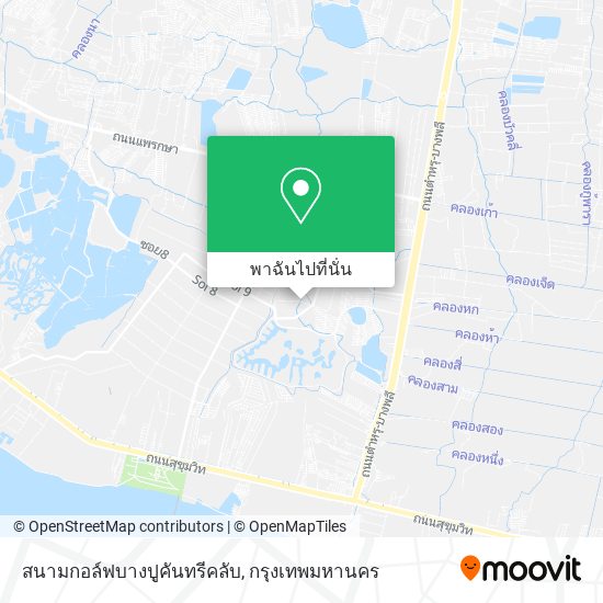 สนามกอล์ฟบางปูคันทรีคลับ แผนที่