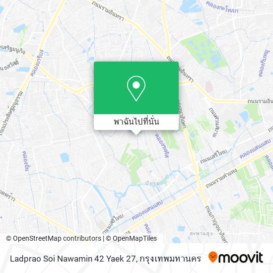 Ladprao Soi Nawamin 42 Yaek 27 แผนที่