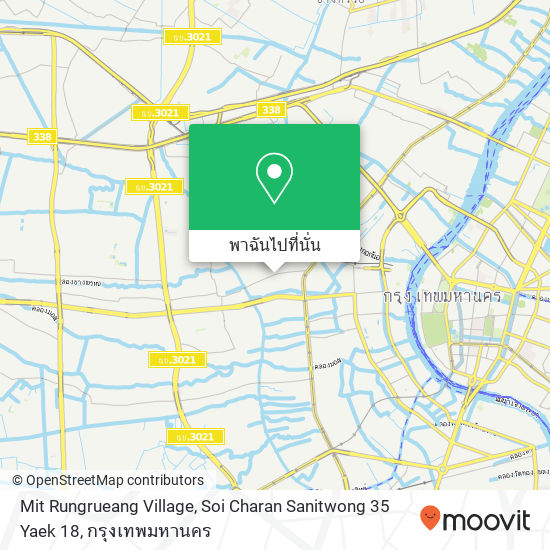 Mit Rungrueang Village, Soi Charan Sanitwong 35 Yaek 18 แผนที่