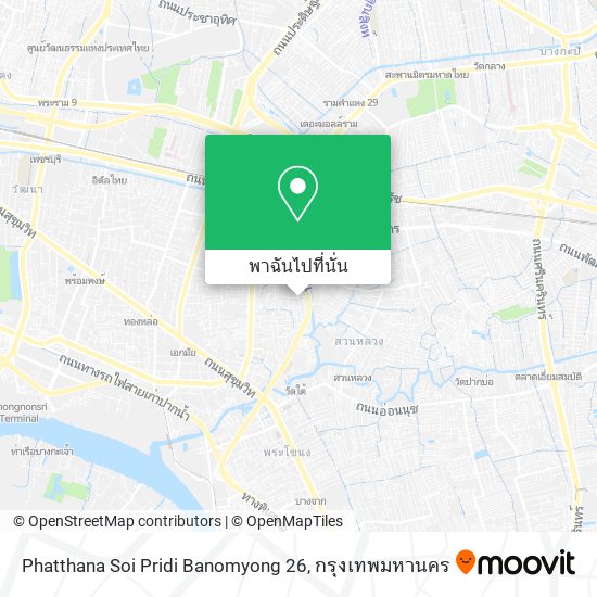 Phatthana Soi Pridi Banomyong 26 แผนที่