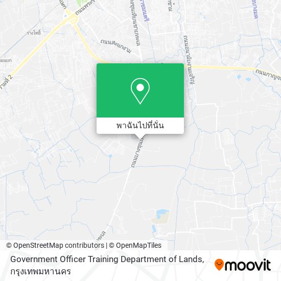 Government Officer Training Department of Lands แผนที่