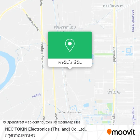 NEC TOKIN Electronics (Thailand) Co.,Ltd. แผนที่