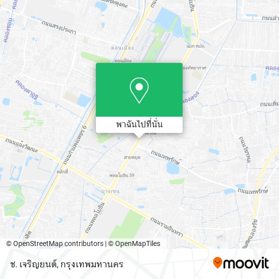 ช. เจริญยนต์ แผนที่