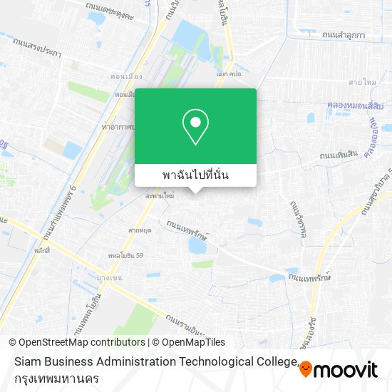 Siam Business Administration Technological College แผนที่