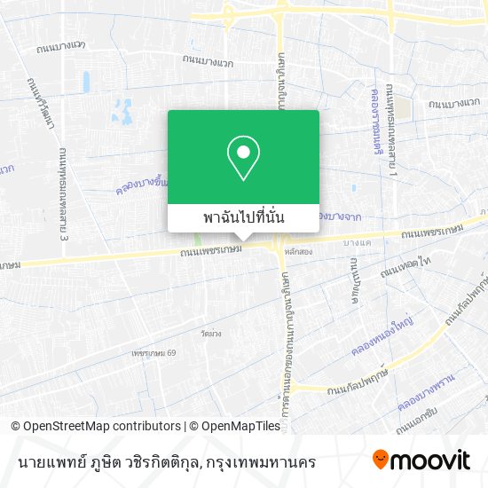 นายแพทย์ ภูษิต วชิรกิตติกุล แผนที่