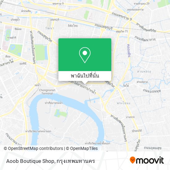 Aoob Boutique Shop แผนที่