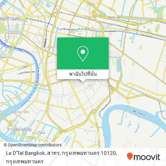 Le D’Tel Bangkok, สาทร, กรุงเทพมหานคร 10120 แผนที่