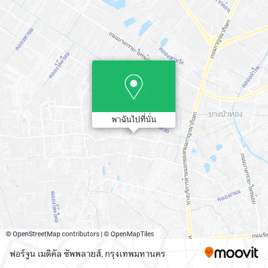 ฟอร์จูน เมดิคัล ซัพพลายส์ แผนที่