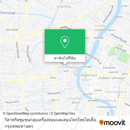 วิสาหกิจชุมชนกลุ่มเครื่องหอมและสมุนไพรไทยไตเติ้ล แผนที่