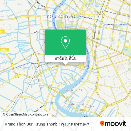 Krung Thon Buri Krung Thonb แผนที่