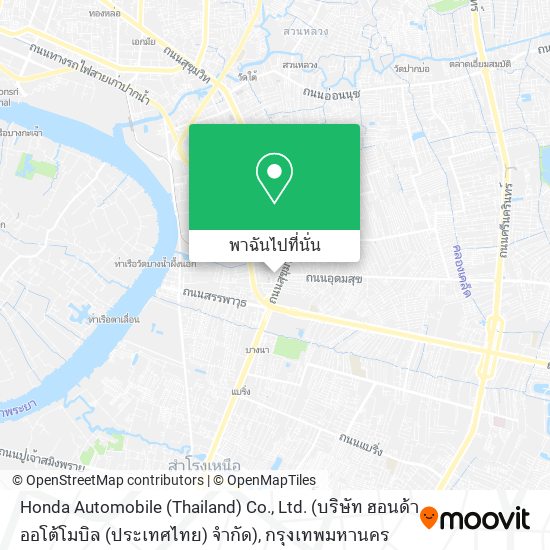 Honda Automobile (Thailand) Co., Ltd. (บริษัท ฮอนด้า ออโต้โมบิล (ประเทศไทย) จำกัด) แผนที่