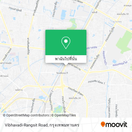 Vibhavadi-Rangsit Road แผนที่