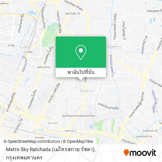 Metro Sky Ratchada (เมโทรสกาย รัชดา) แผนที่