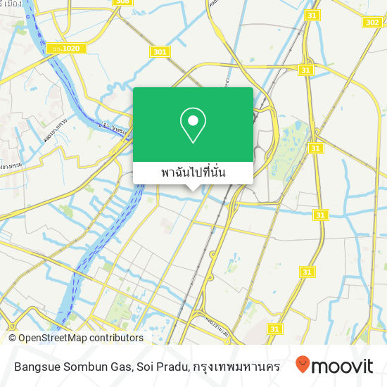 Bangsue Sombun Gas, Soi Pradu แผนที่