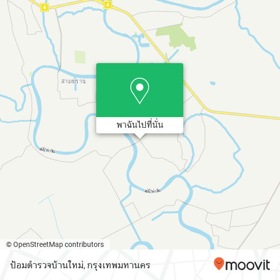 ป้อมตำรวจบ้านใหม่ แผนที่