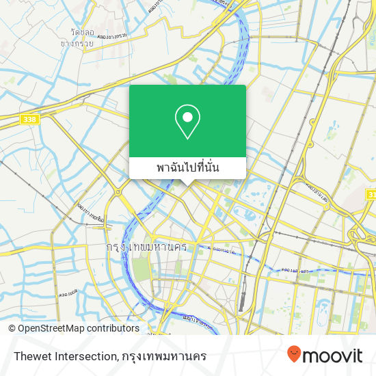 Thewet Intersection แผนที่