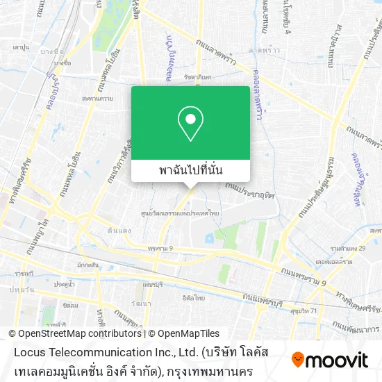 Locus Telecommunication Inc., Ltd. (บริษัท โลคัส เทเลคอมมูนิเคชั่น อิงค์ จำกัด) แผนที่