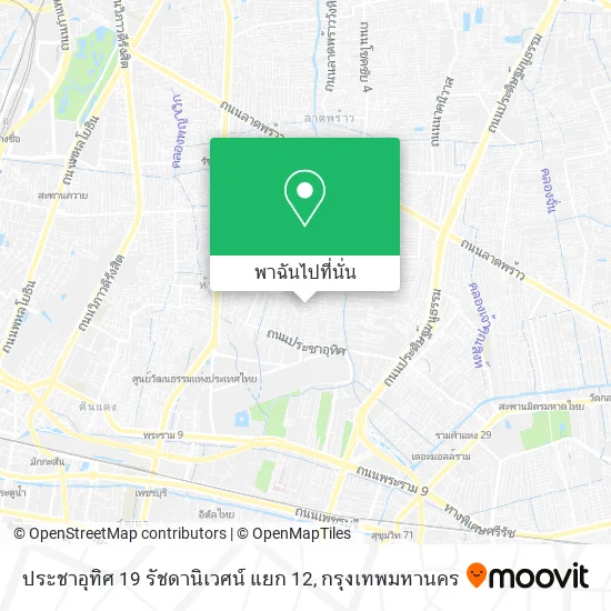 ประชาอุทิศ 19 รัชดานิเวศน์ แยก 12 แผนที่