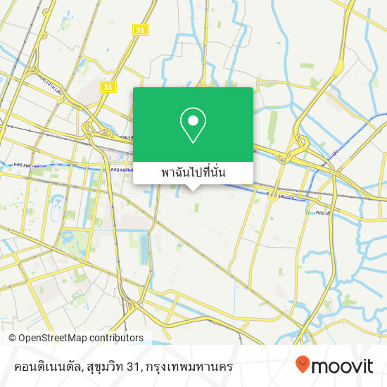 คอนติเนนตัล, สุขุมวิท 31 แผนที่