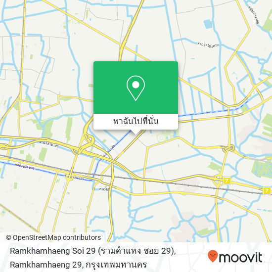 Ramkhamhaeng Soi 29 (รามคำแหง ซอย 29), Ramkhamhaeng 29 แผนที่