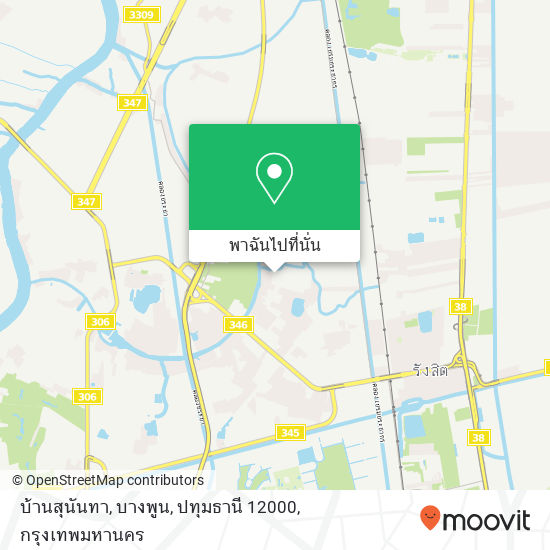 บ้านสุนันทา, บางพูน, ปทุมธานี 12000 แผนที่