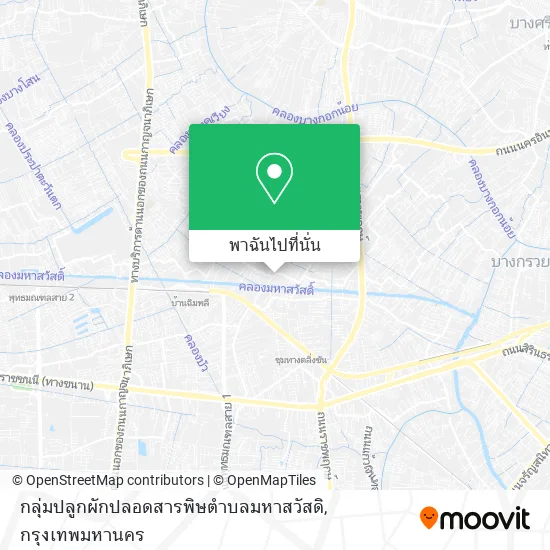 กลุ่มปลูกผักปลอดสารพิษตำบลมหาสวัสดิ แผนที่