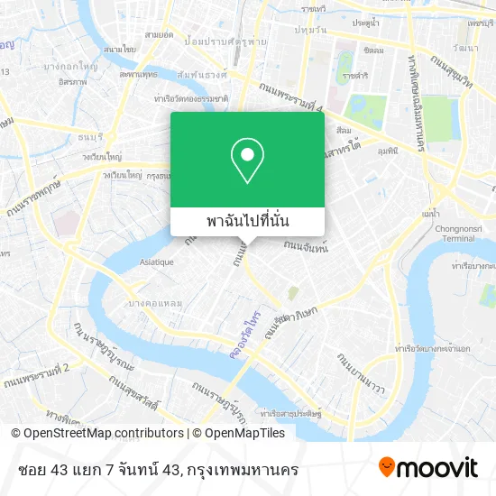ซอย 43 แยก 7 จันทน์ 43 แผนที่