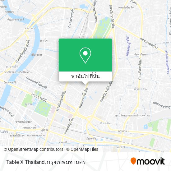 Table X Thailand แผนที่