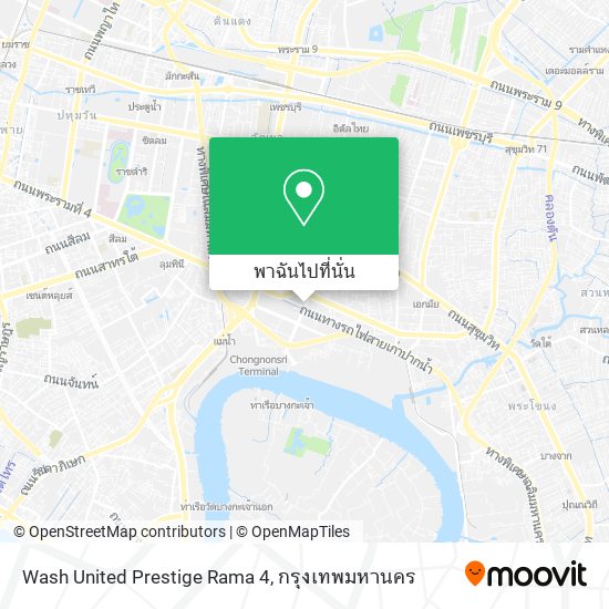 Wash United Prestige Rama 4 แผนที่