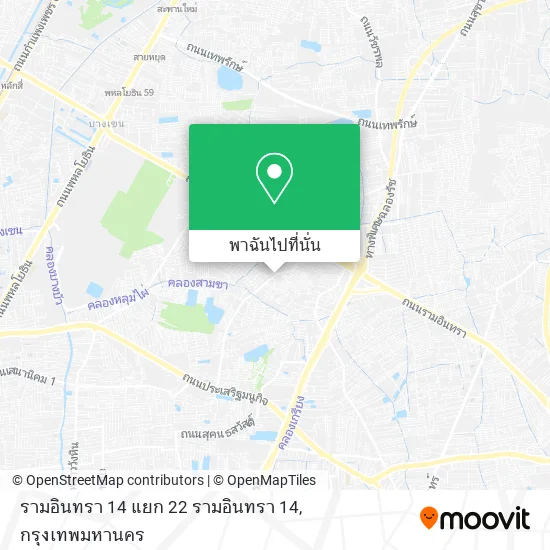 รามอินทรา 14 แยก 22 รามอินทรา 14 แผนที่