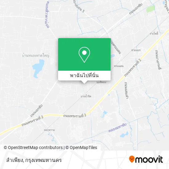 ลำเพียง แผนที่