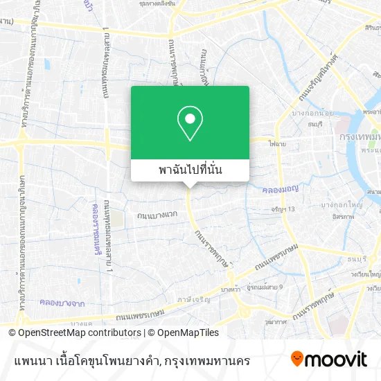 แพนนา เนื้อโคขุนโพนยางคำ แผนที่