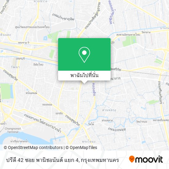 ปรีดี 42 ซอย พานิชอนันต์ แยก 4 แผนที่